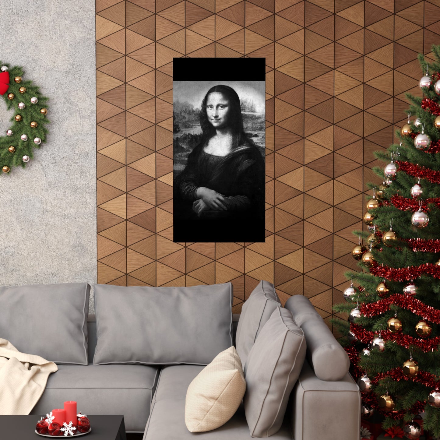 Reimagined Mona Lisa: Premium Matte Vertical Poster on Museum-Grade Paper