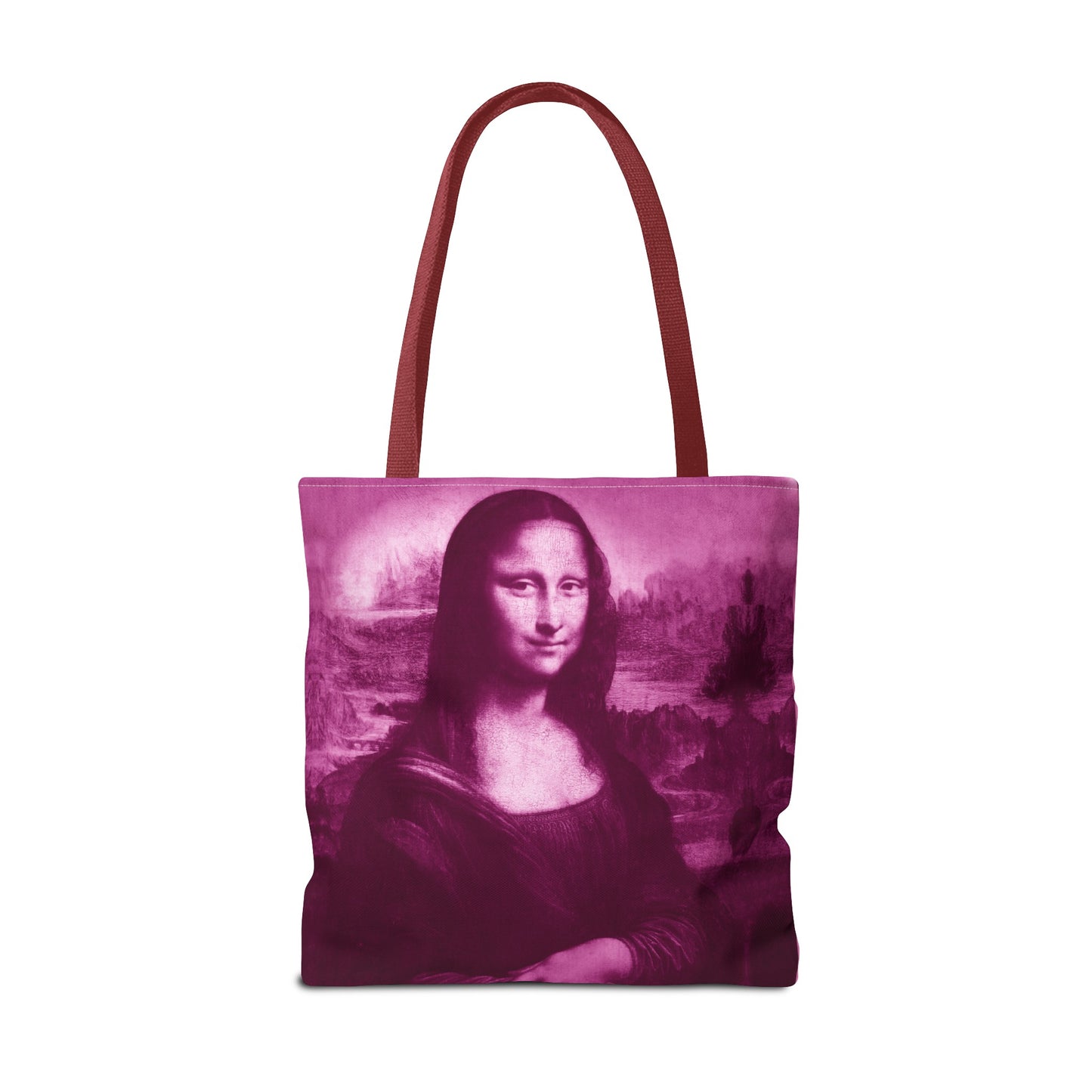 Mona Lisa (Pnk) Tote Bags: Stunning Designer Fashion