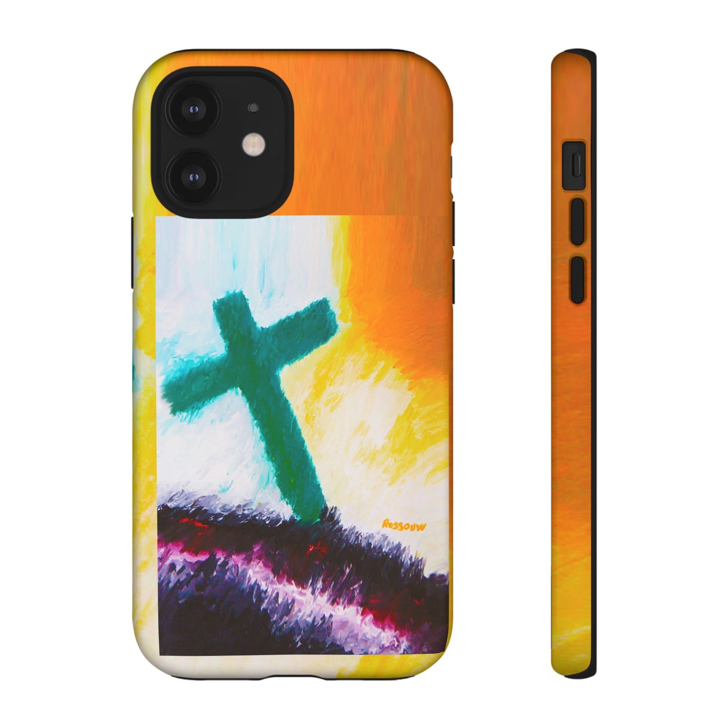 "Sunrise - Divine Cross Protective Phone Case"