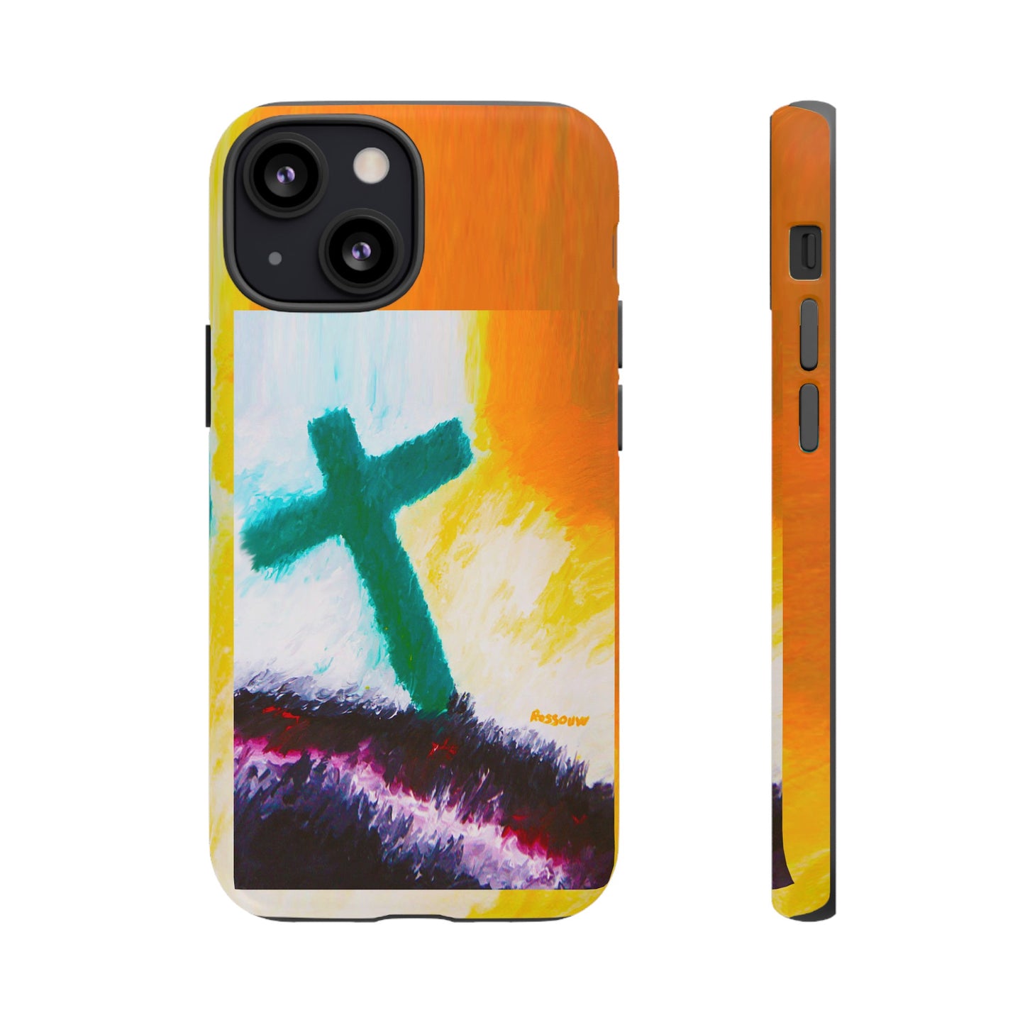 "Sunrise - Divine Cross Protective Phone Case"