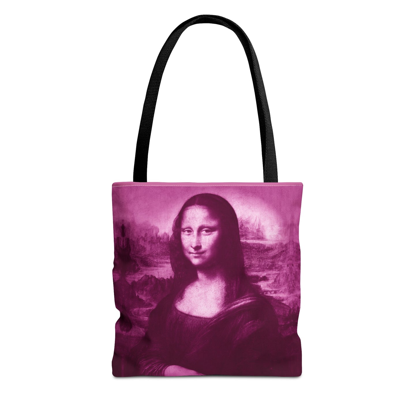 Mona Lisa (Pnk) Tote Bags: Stunning Designer Fashion