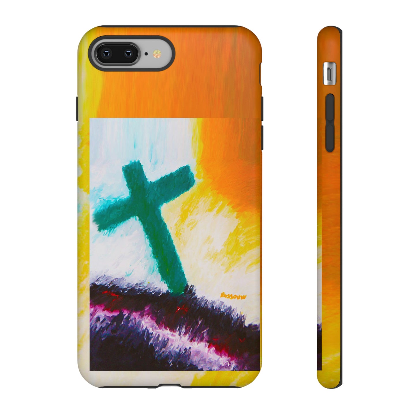 "Sunrise - Divine Cross Protective Phone Case"