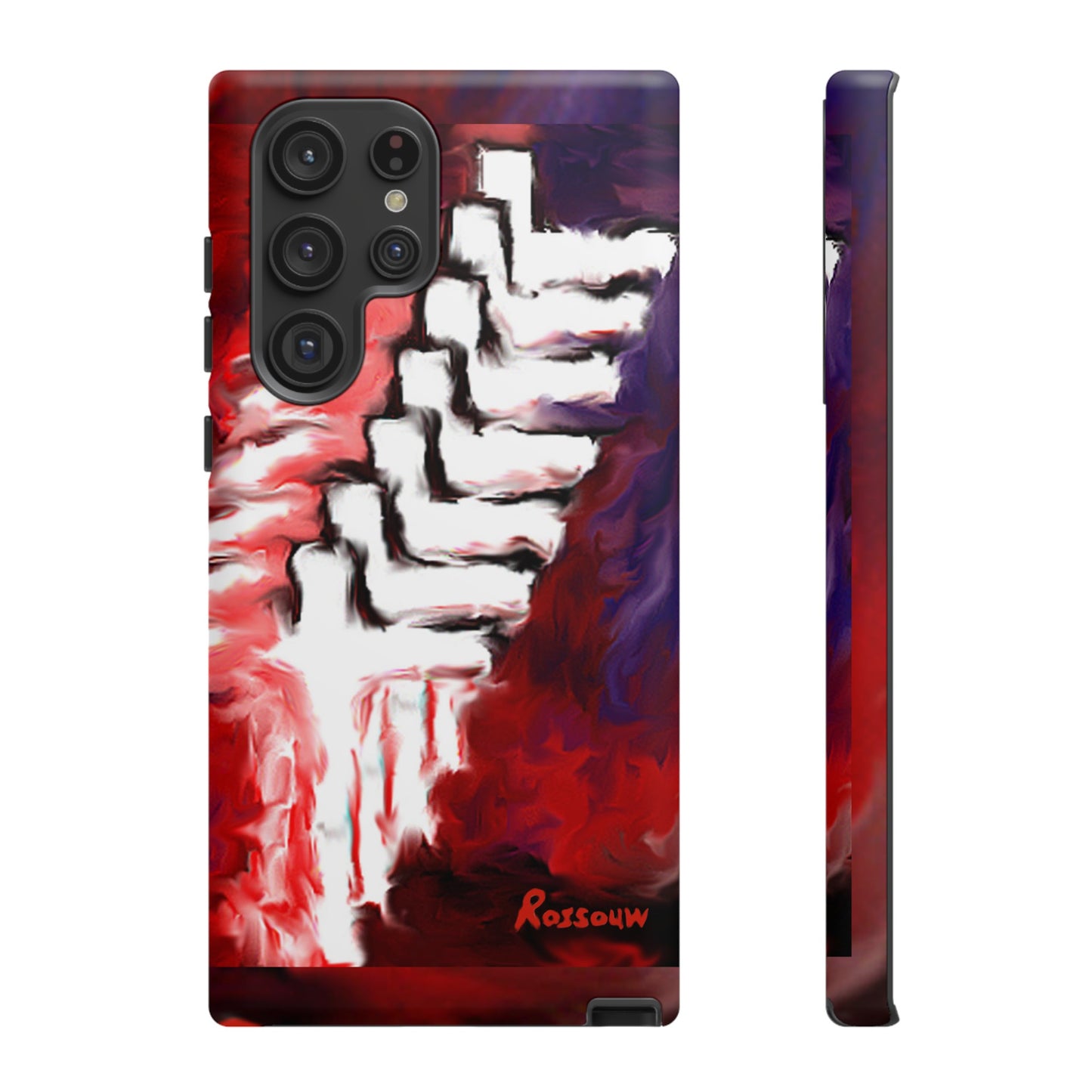 "Beyond The Shadows - Cross Phone Case With Dual Layer Protection"