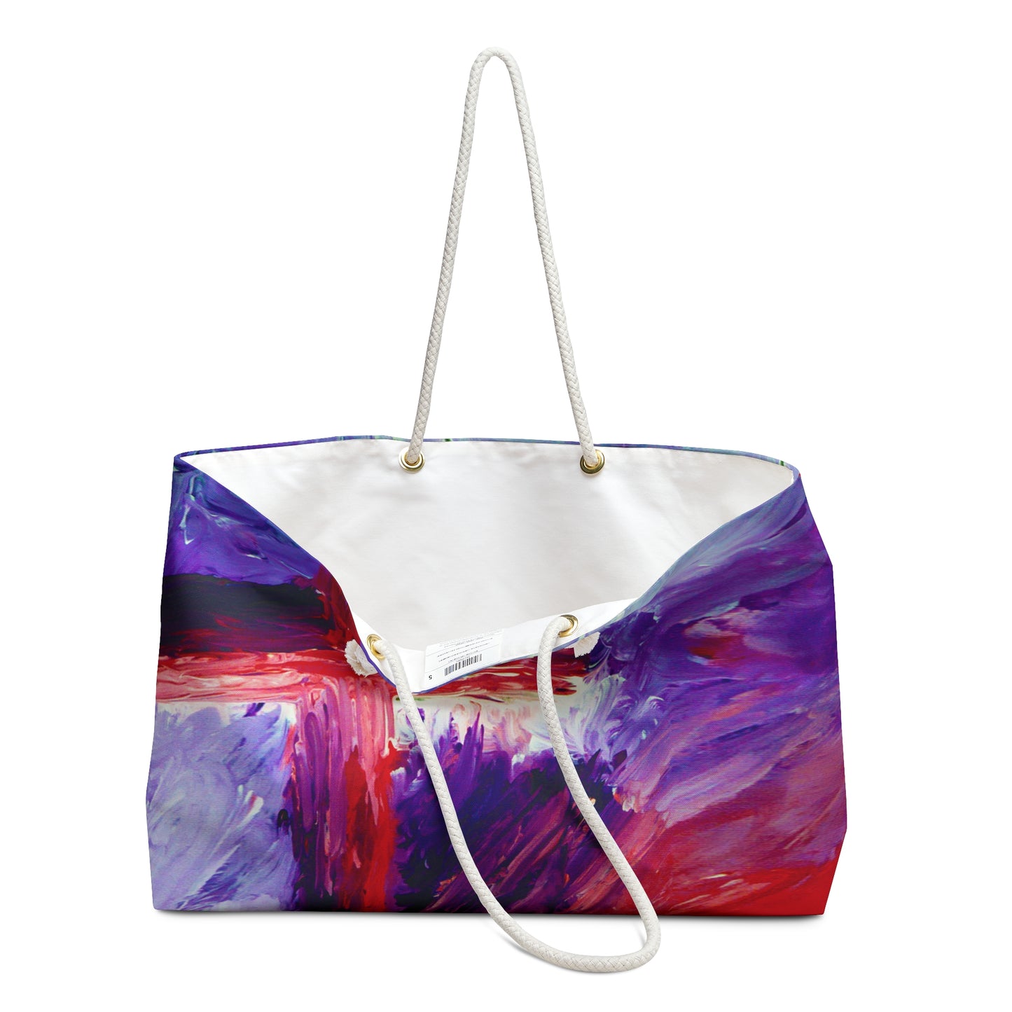 "Candy Skies - Inspiring Weekender Tote Bag – Perfect for Yoga, Workouts, and Travel"