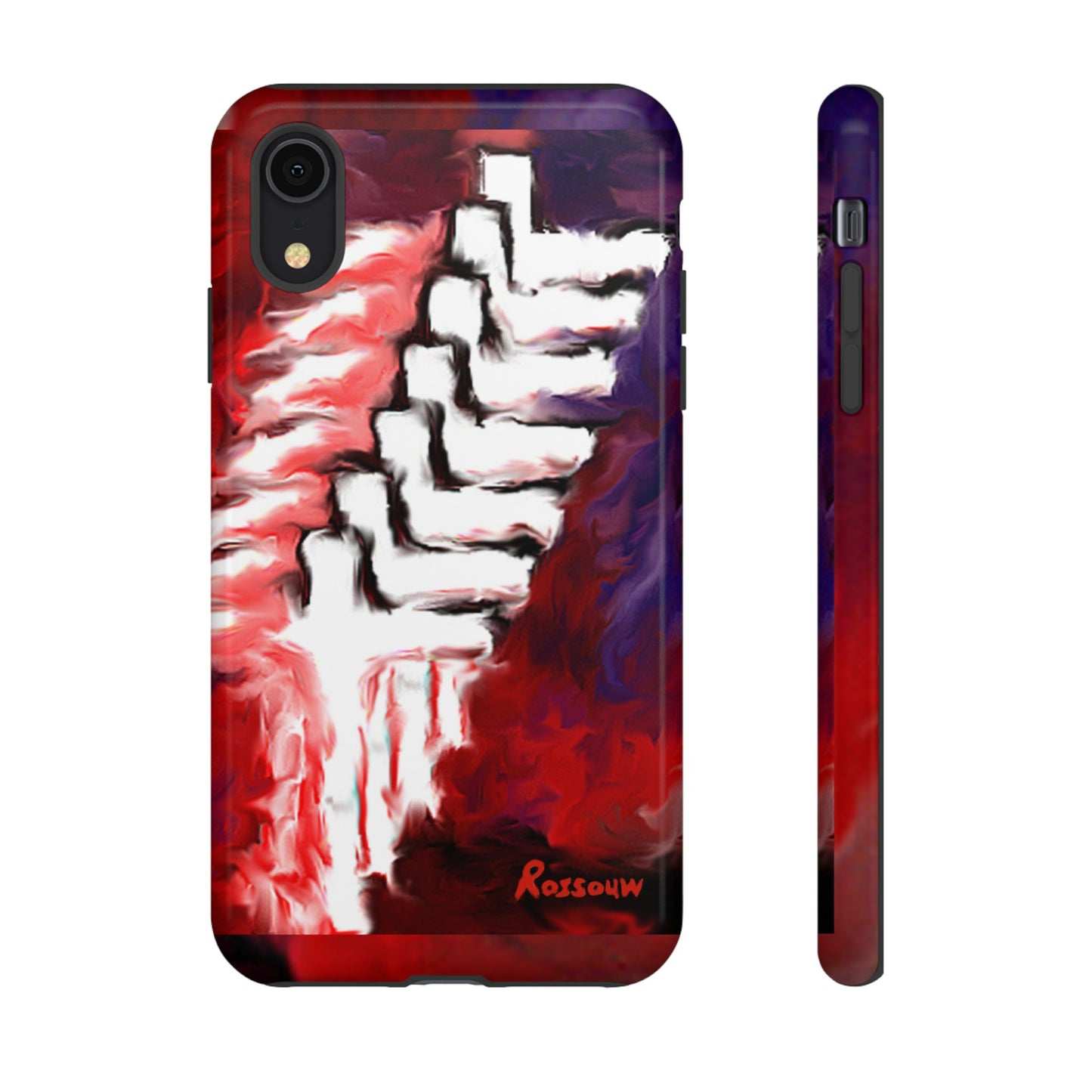 "Beyond The Shadows - Cross Phone Case With Dual Layer Protection"