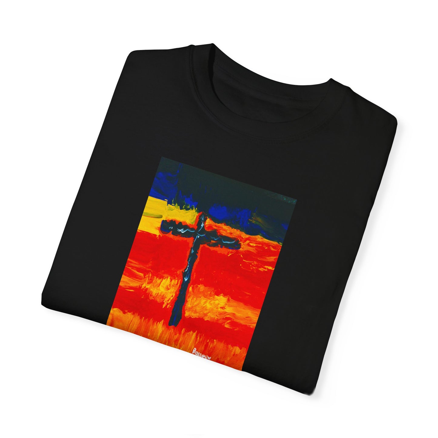 “Rainbow Warrior - Spiritual Art Unisex Dyed T-Shirt – Comfort Colors 1717"