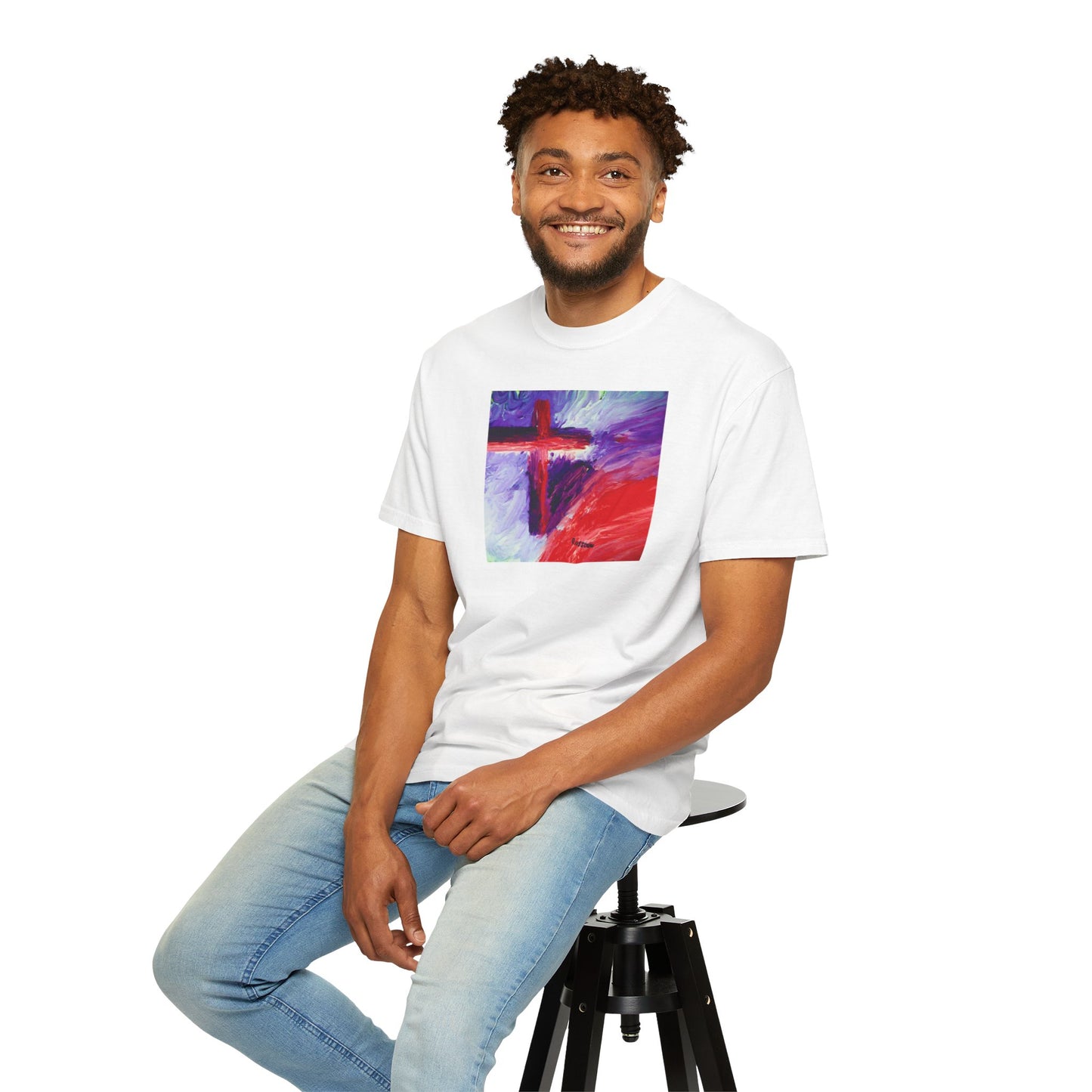 “Candy Skies - Spiritual Art Unisex Dyed T-Shirt – Comfort Colors 1717"