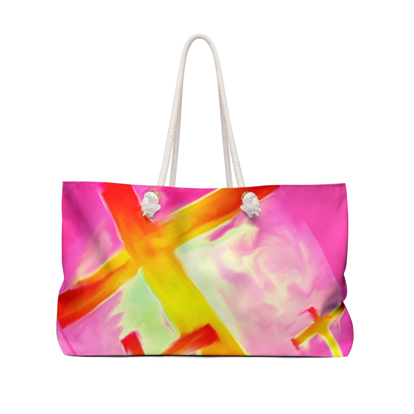 "Dream Visions (Pink)  - Sunday Prayer Tote Bag"