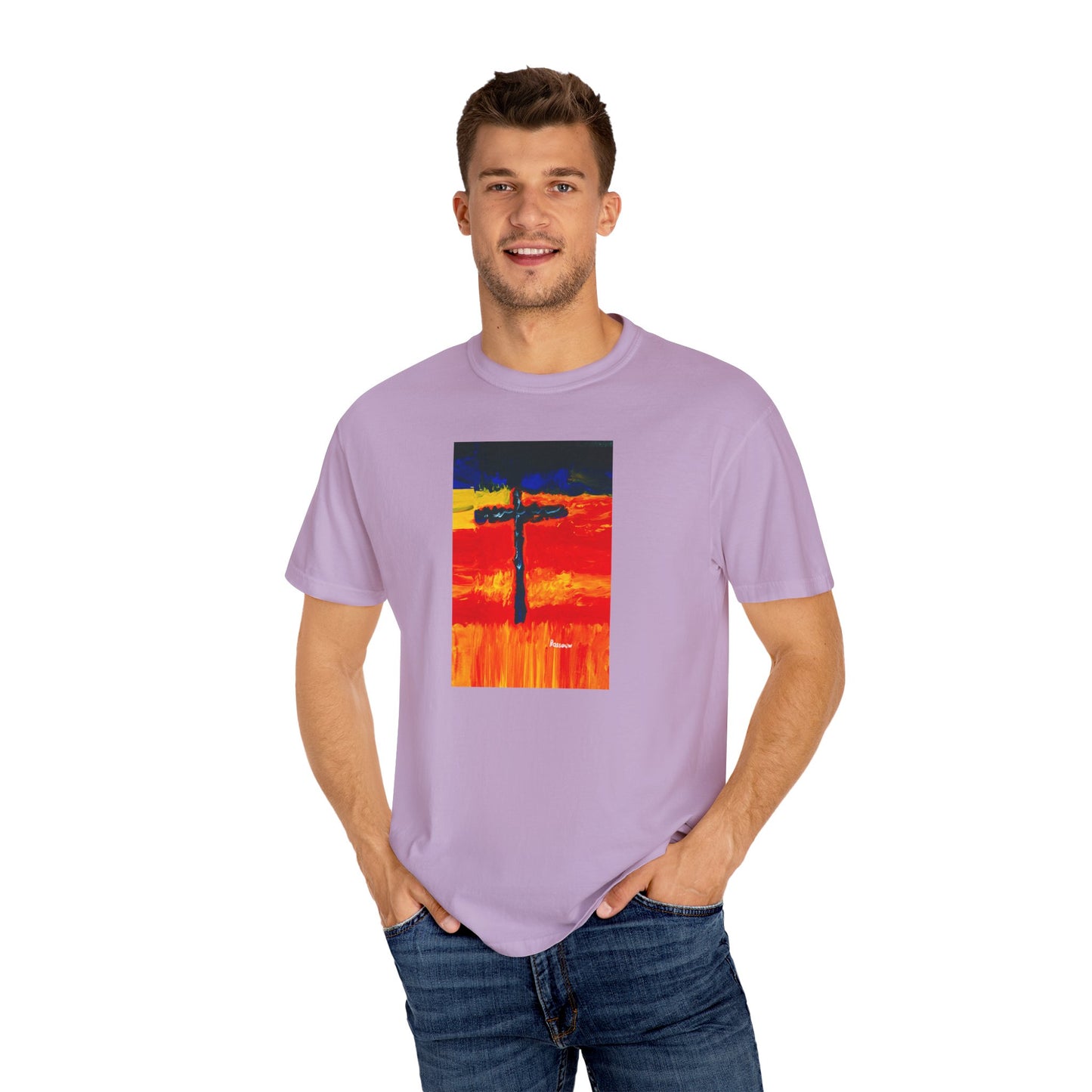 “Rainbow Warrior - Spiritual Art Unisex Dyed T-Shirt – Comfort Colors 1717"