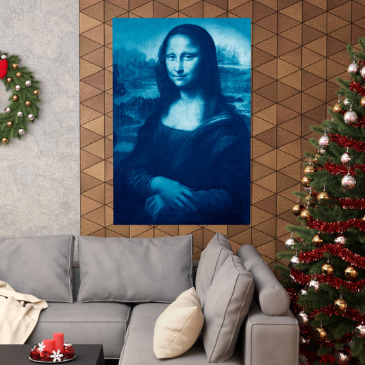 Reimagined Mona Lisa: Premium Matte Vertical Poster on Museum-Grade Paper