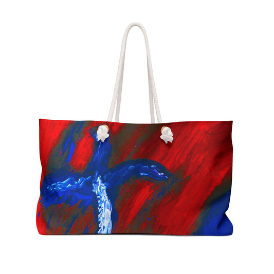 "Slow Dancer - Cross Art Weekender Tote Bag"