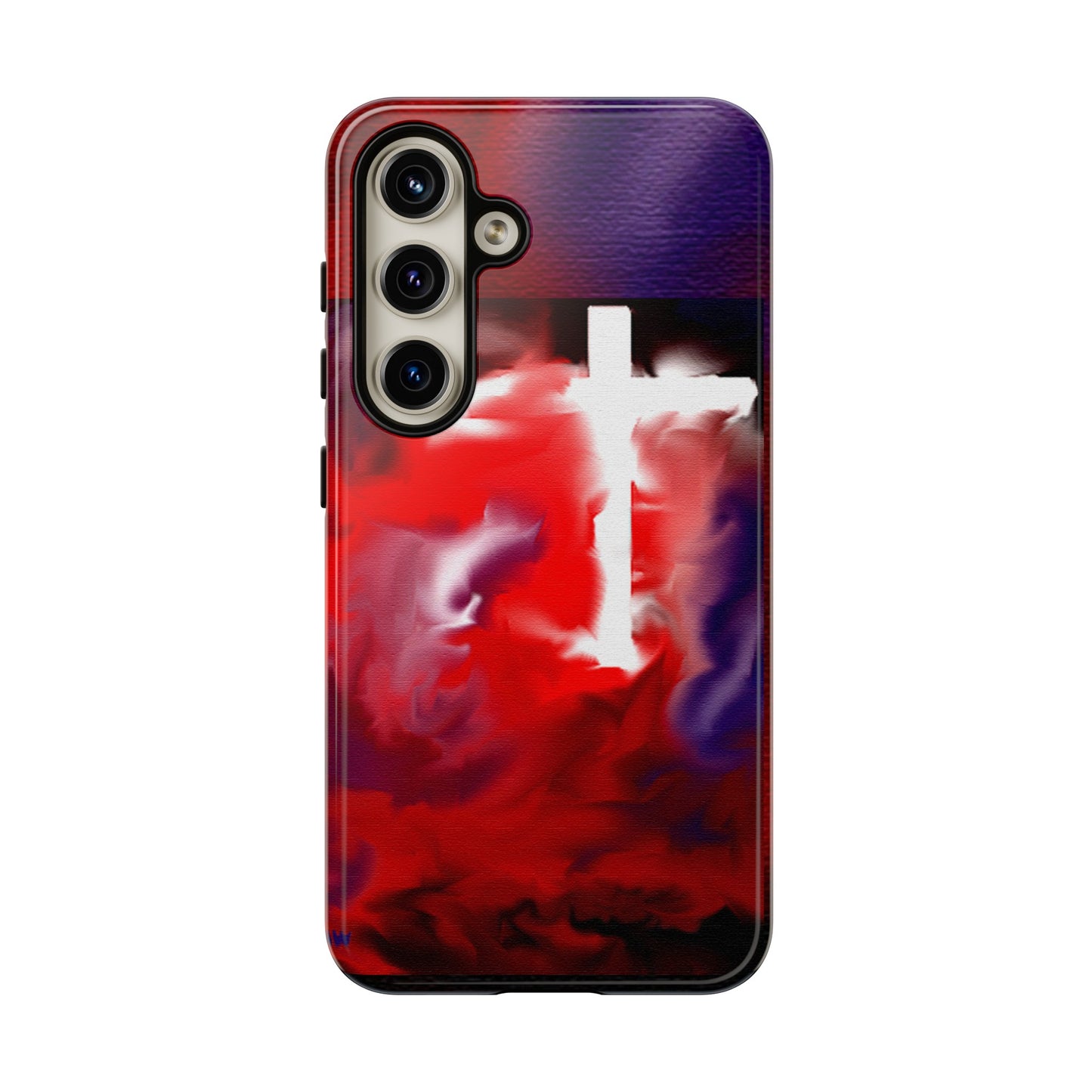 "Above The Light - Cross Art Protective Phone Case"