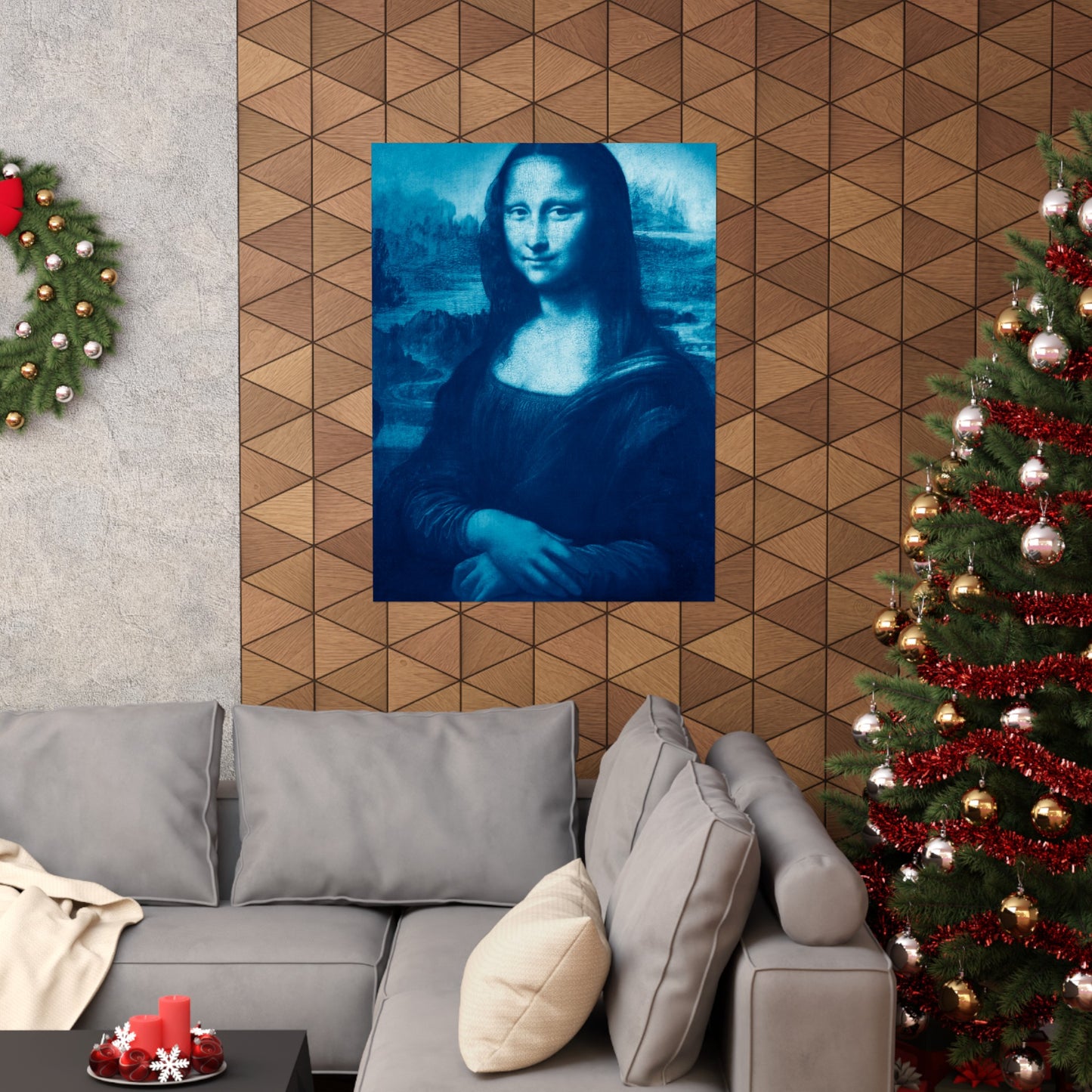 Reimagined Mona Lisa: Premium Matte Vertical Poster on Museum-Grade Paper