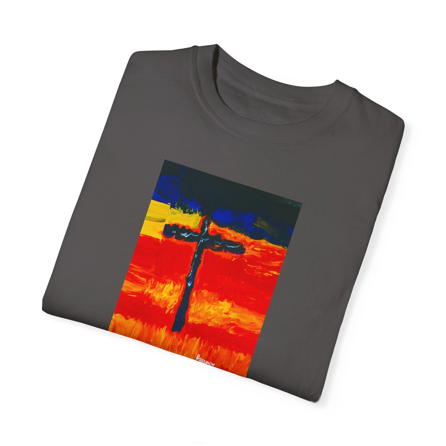 “Rainbow Warrior - Spiritual Art Unisex Dyed T-Shirt – Comfort Colors 1717"