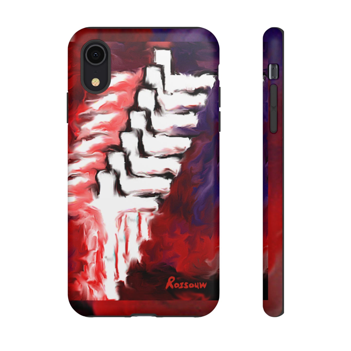 "Beyond The Shadows - Cross Phone Case With Dual Layer Protection"