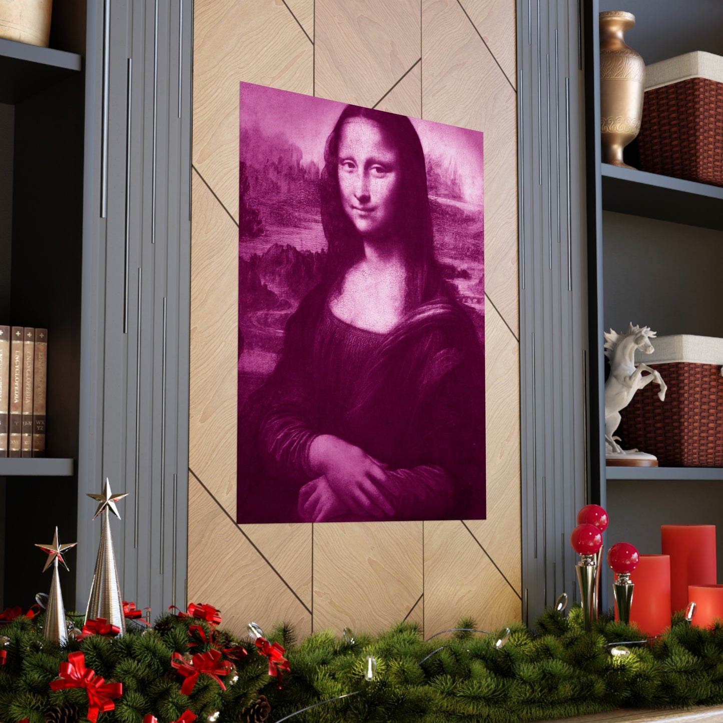 Reimagined Mona Lisa: Premium Matte Vertical Poster on Museum-Grade Paper