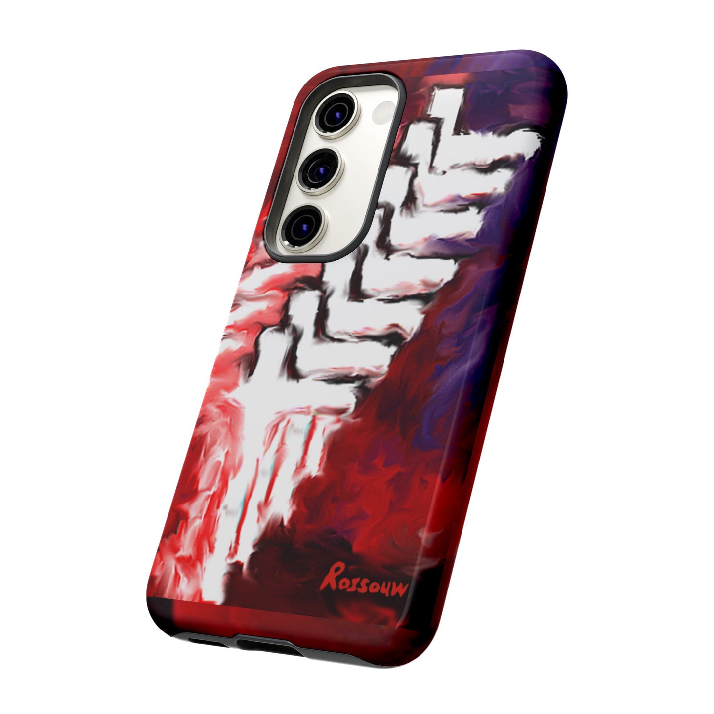 "Beyond The Shadows - Cross Phone Case With Dual Layer Protection"