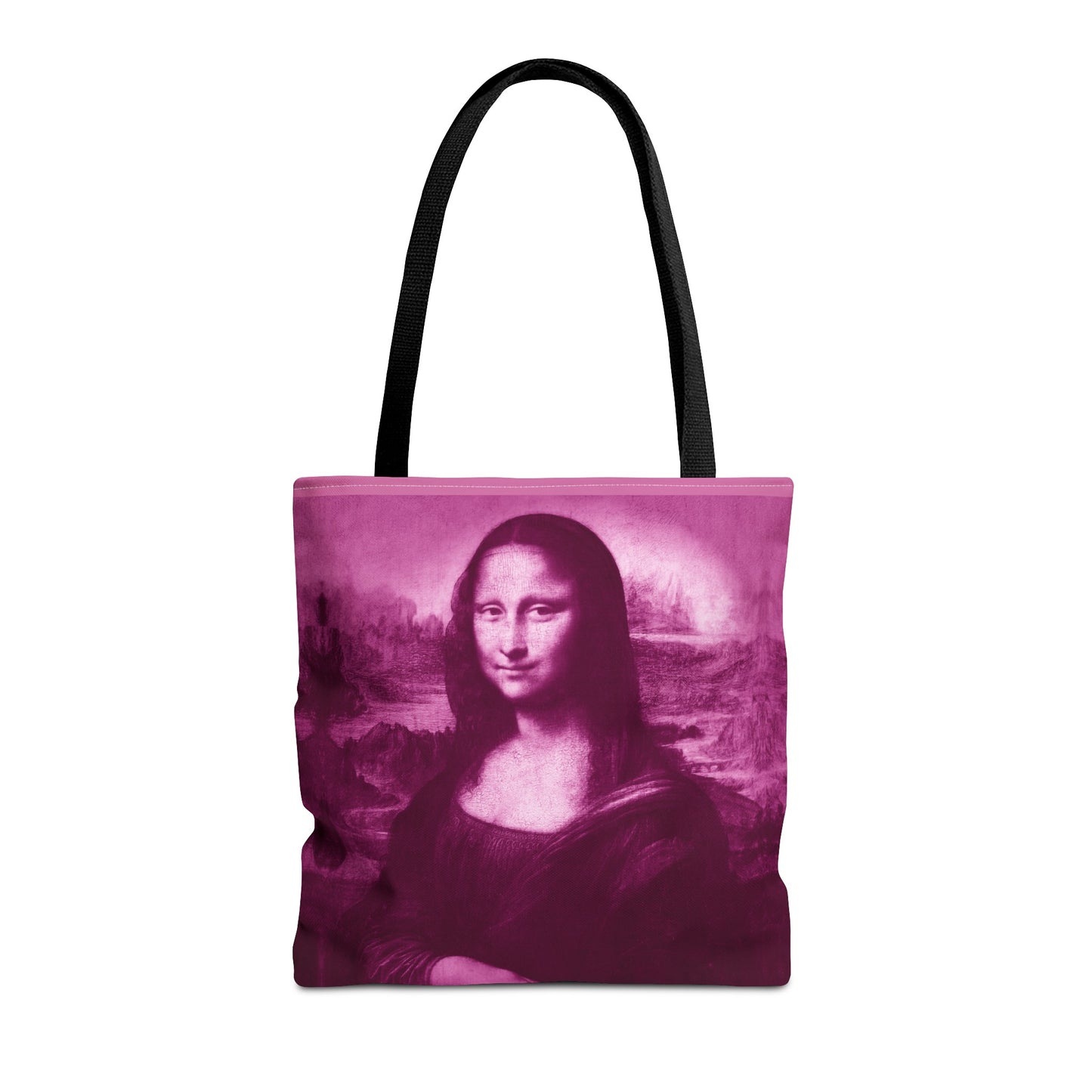 Mona Lisa (Pnk) Tote Bags: Stunning Designer Fashion