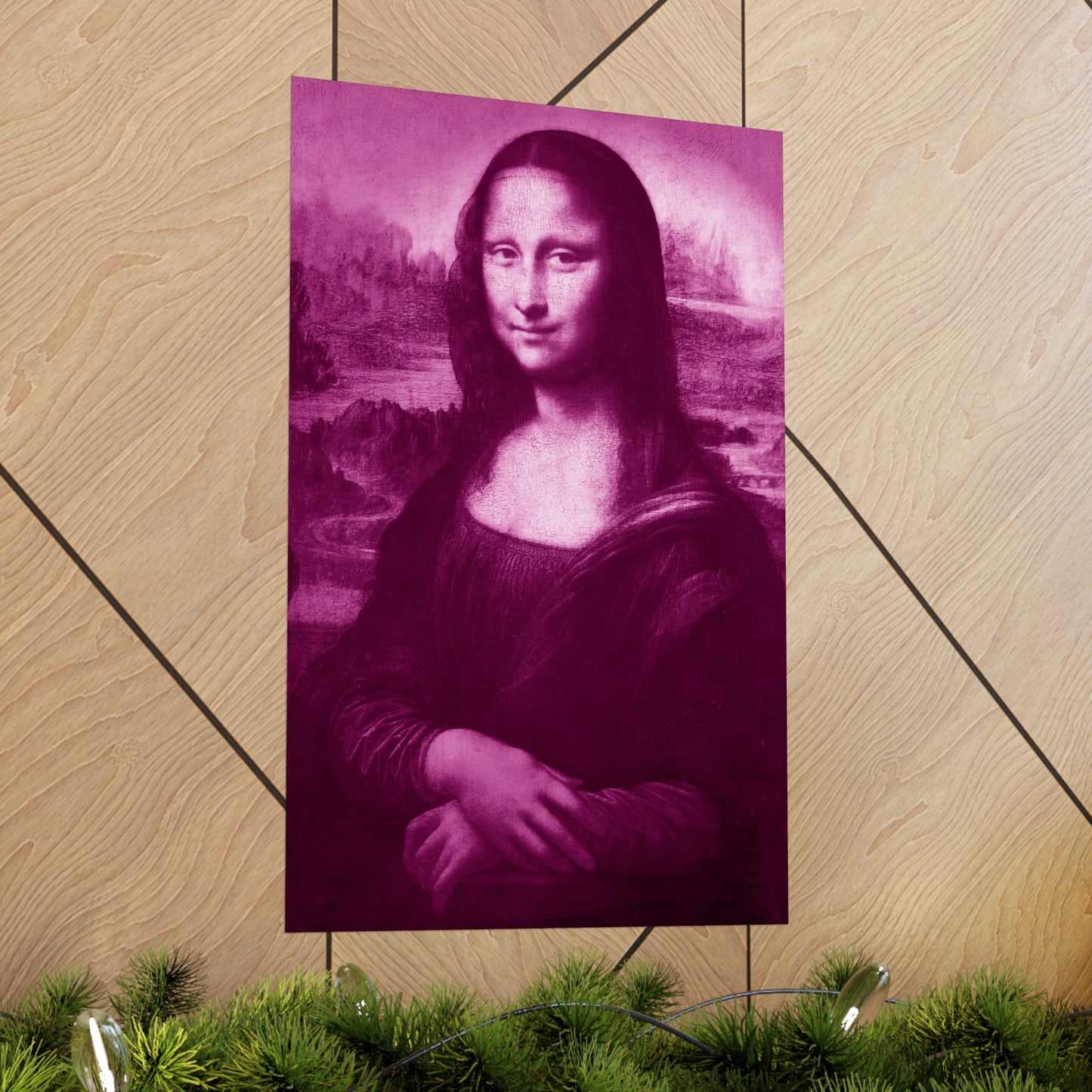 Reimagined Mona Lisa: Premium Matte Vertical Poster on Museum-Grade Paper