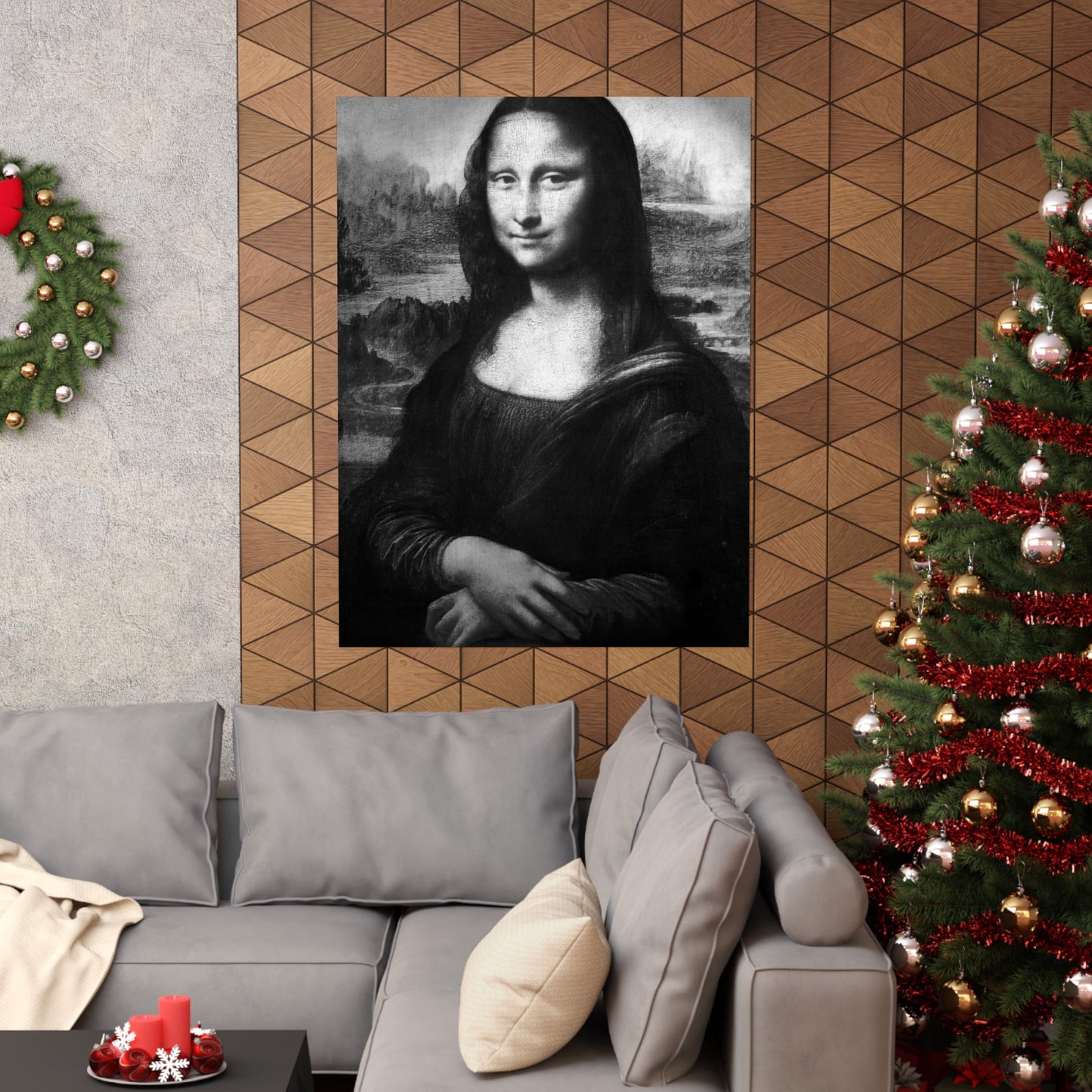 Reimagined Mona Lisa: Premium Matte Vertical Poster on Museum-Grade Paper