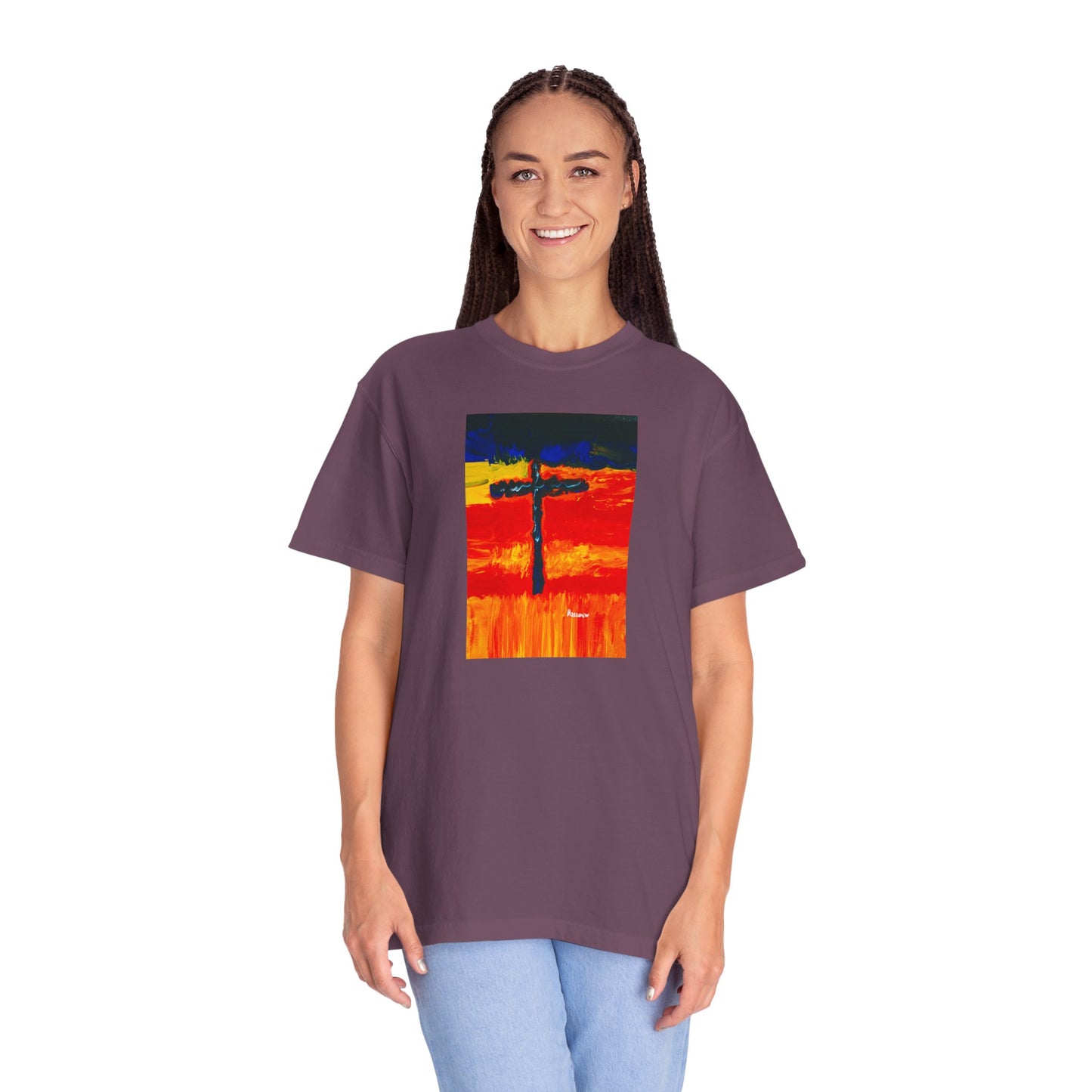 “Rainbow Warrior - Spiritual Art Unisex Dyed T-Shirt – Comfort Colors 1717"