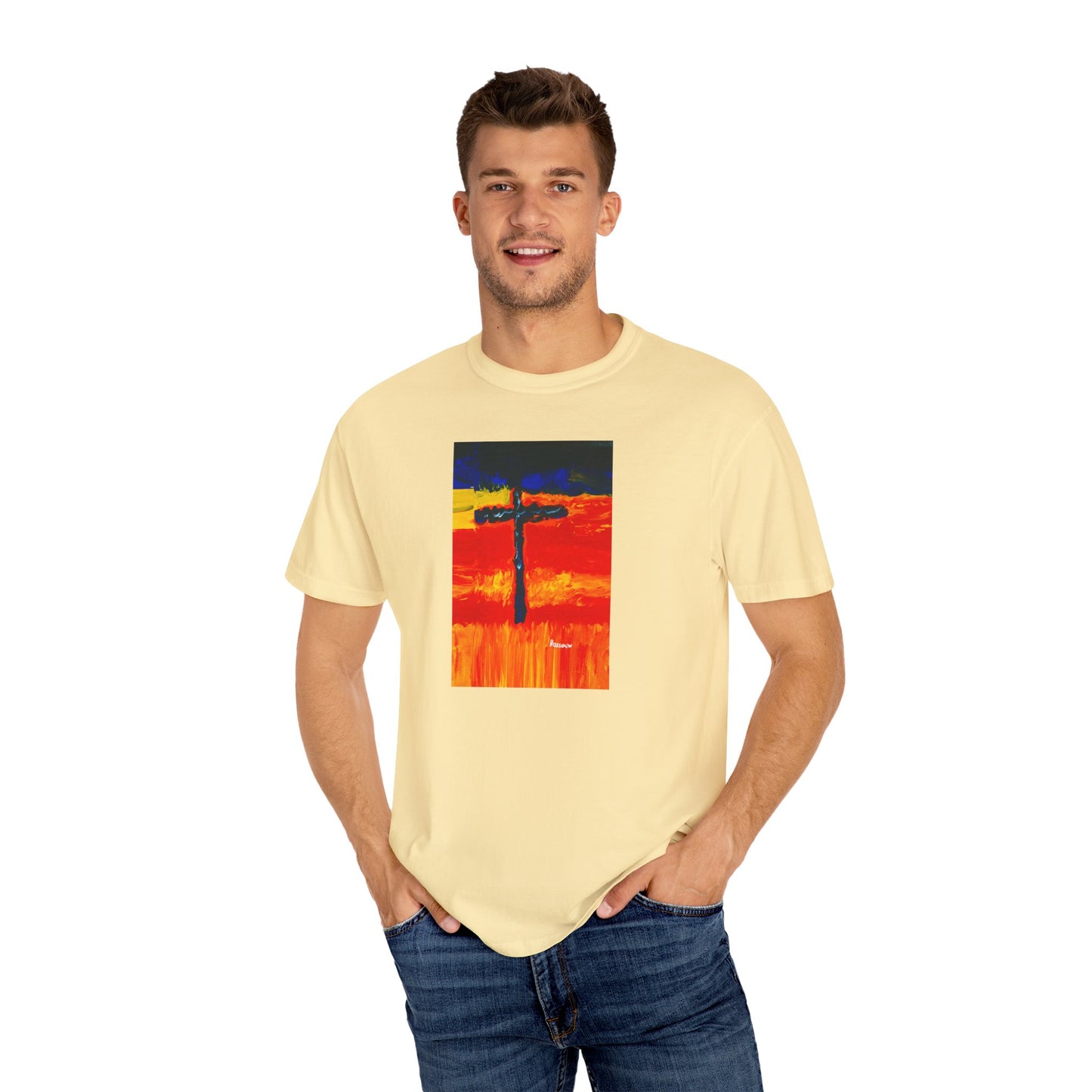 “Rainbow Warrior - Spiritual Art Unisex Dyed T-Shirt – Comfort Colors 1717"