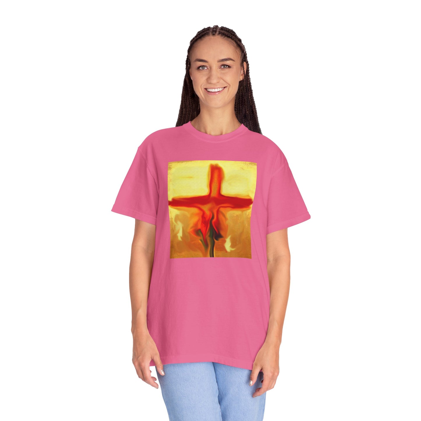 Rose Petals - Spiritual Art Unisex Dyed T-Shirt – Comfort Colors