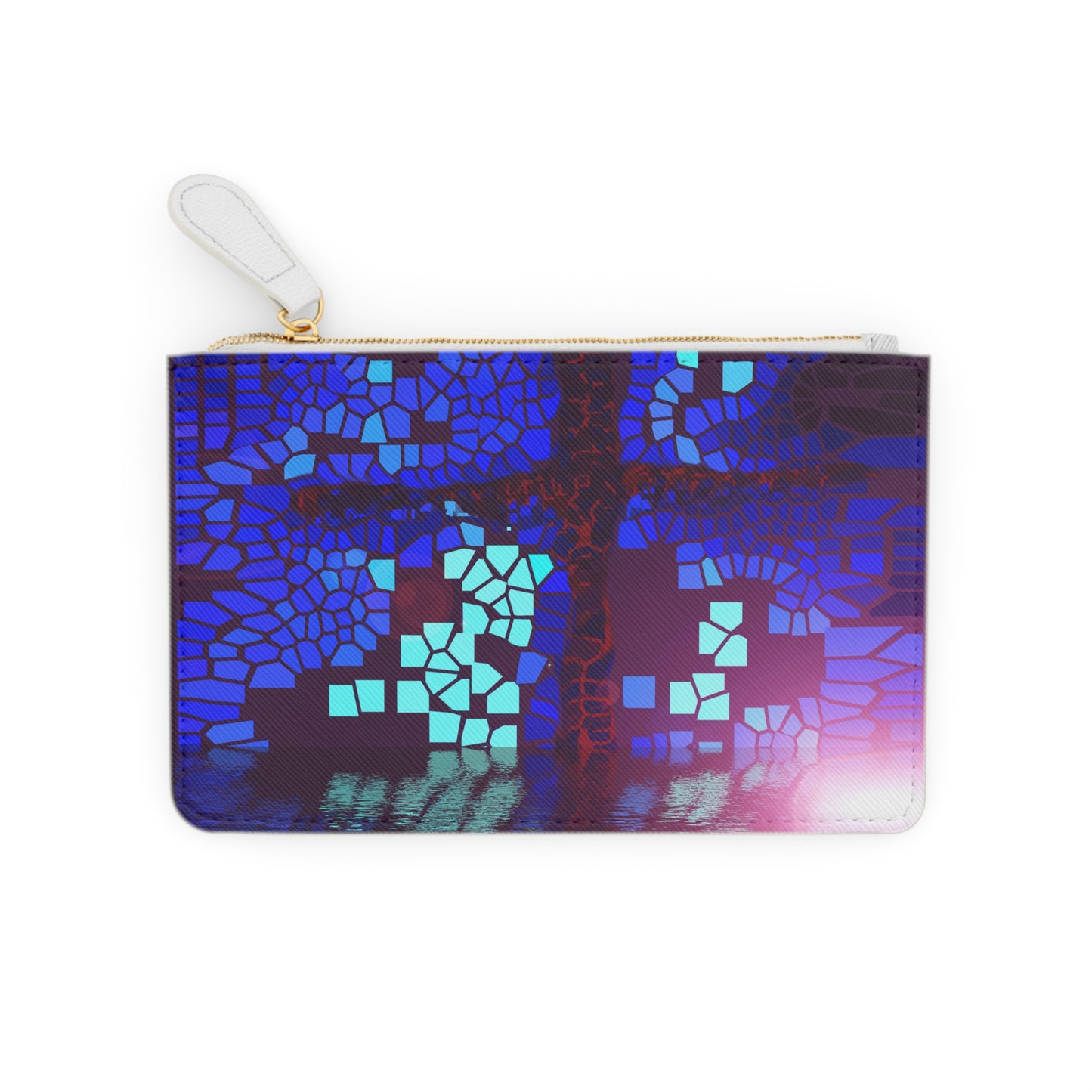 "Inspirational Mini Clutch Bag with Exclusive Cross Art"