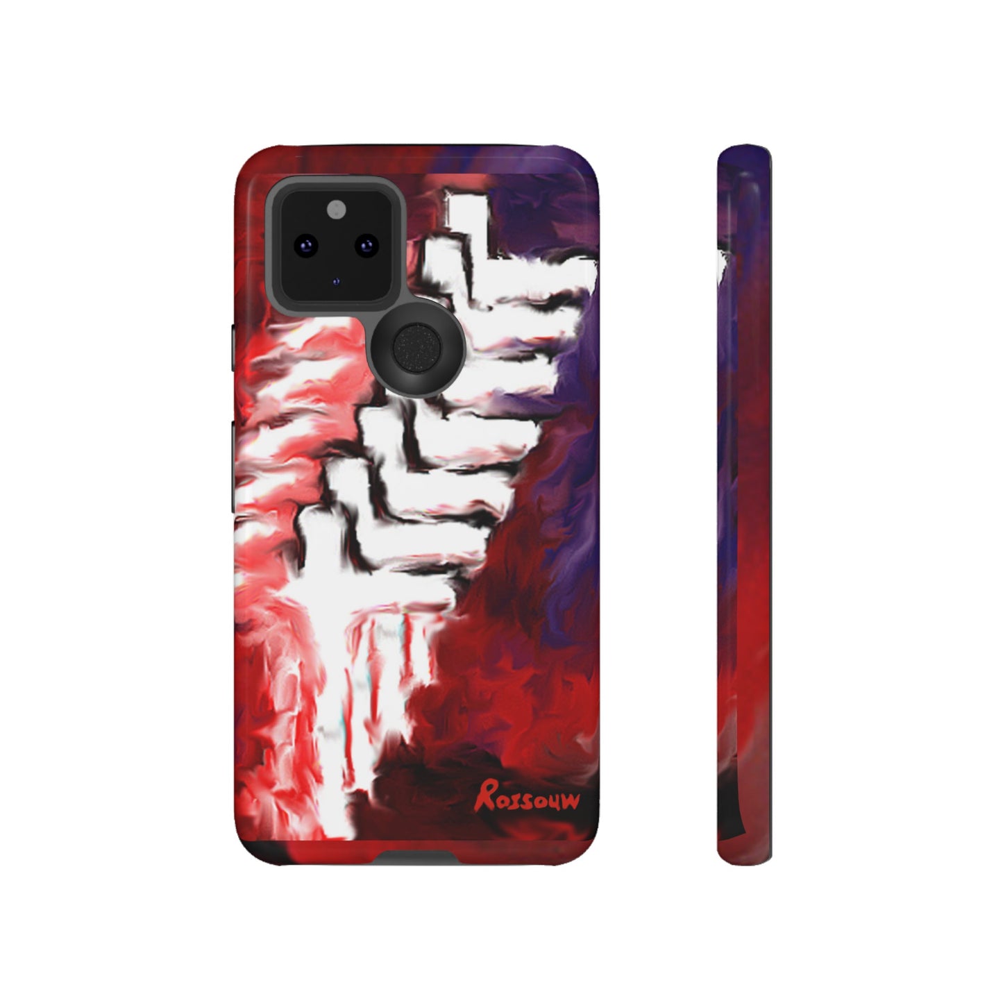 "Beyond The Shadows - Cross Phone Case With Dual Layer Protection"