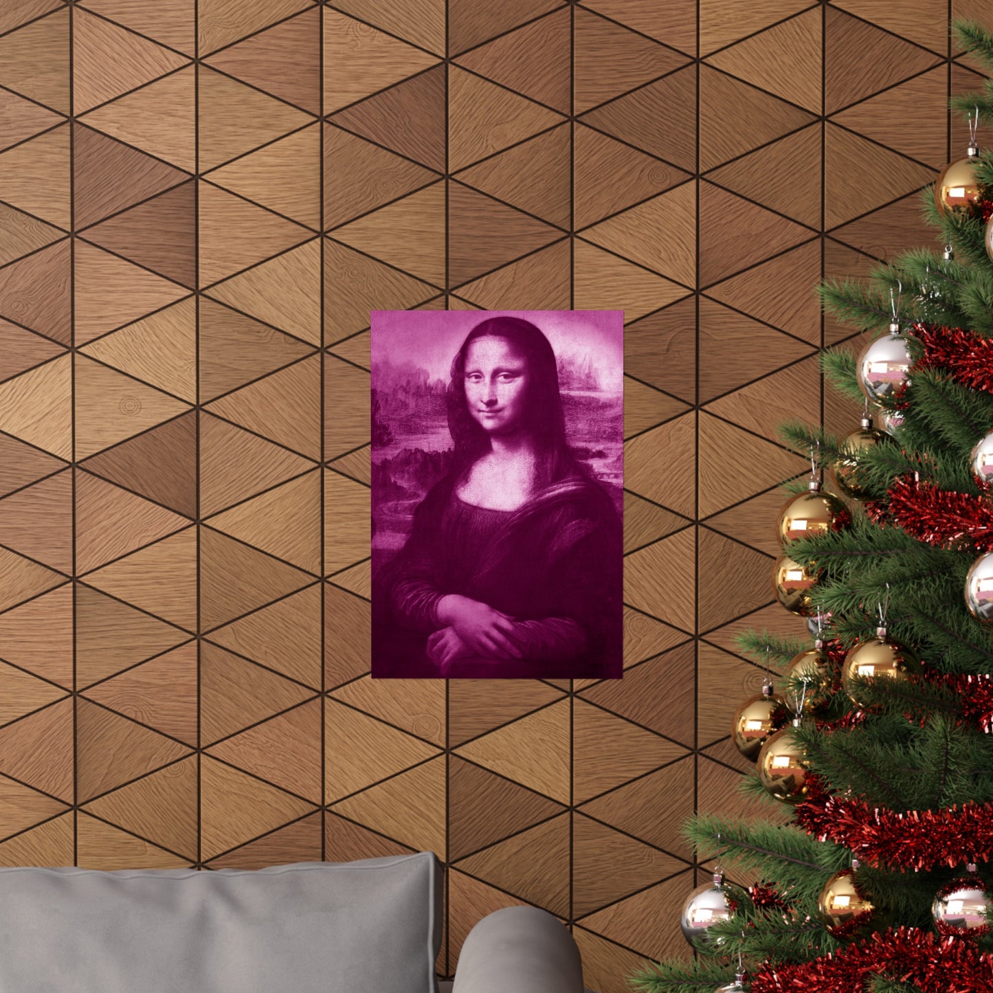 Reimagined Mona Lisa: Premium Matte Vertical Poster on Museum-Grade Paper