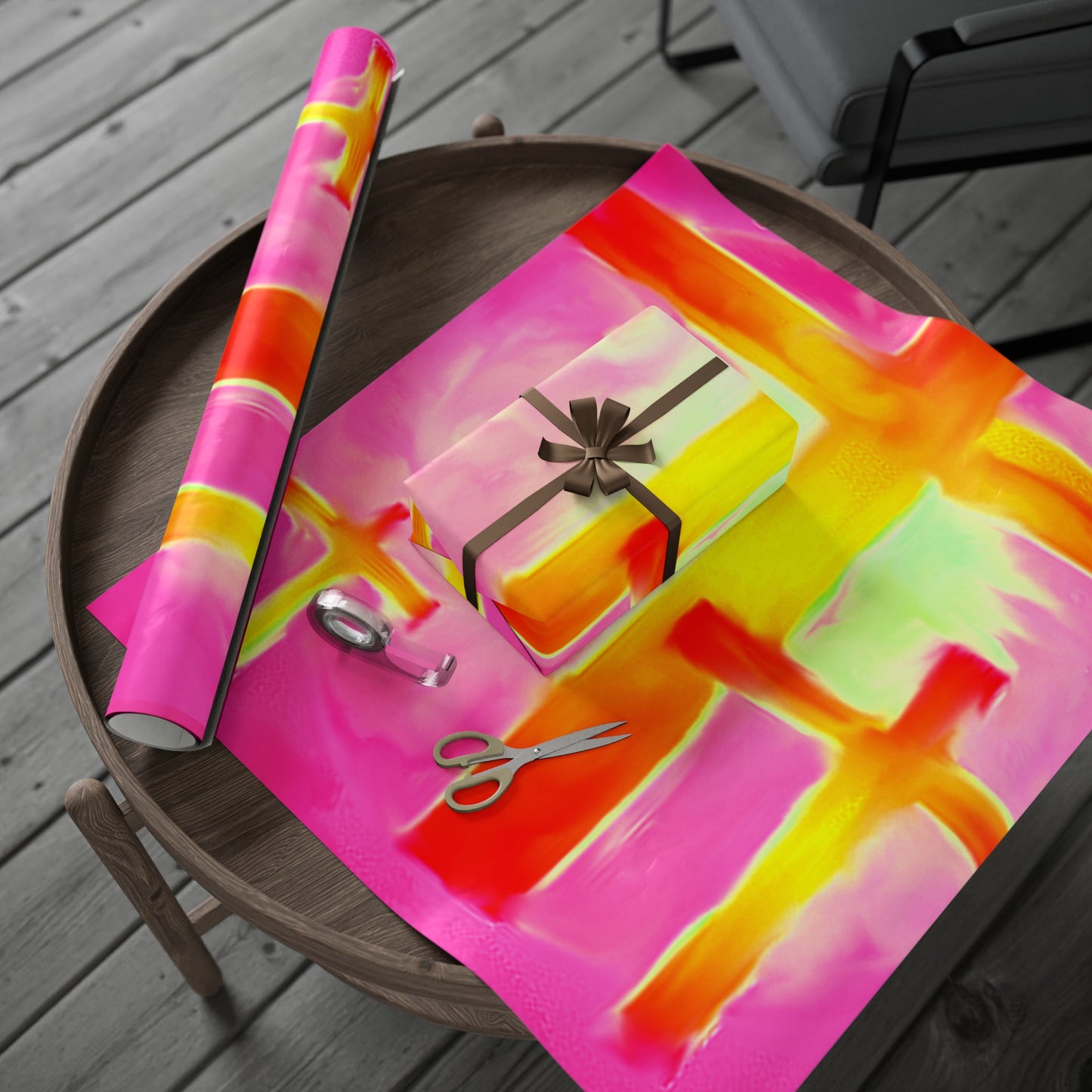 “Dream Visions (Pink) - Religious Gifts - Wrapping Paper"