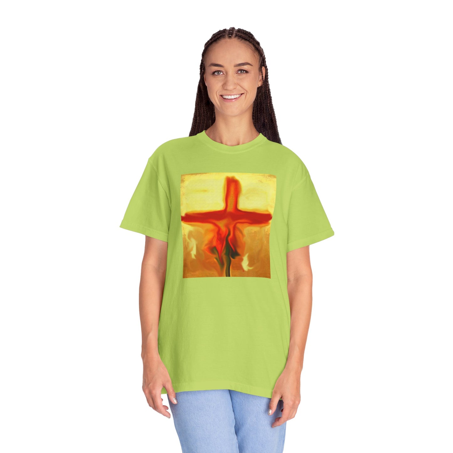 “Rose Petals - Spiritual Art Unisex Dyed T-Shirt – Comfort Colors 1717"