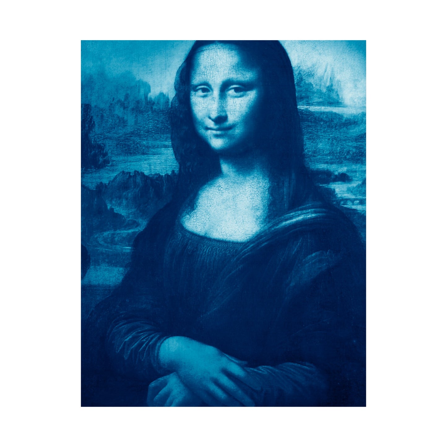 Reimagined Mona Lisa: Premium Matte Vertical Poster on Museum-Grade Paper