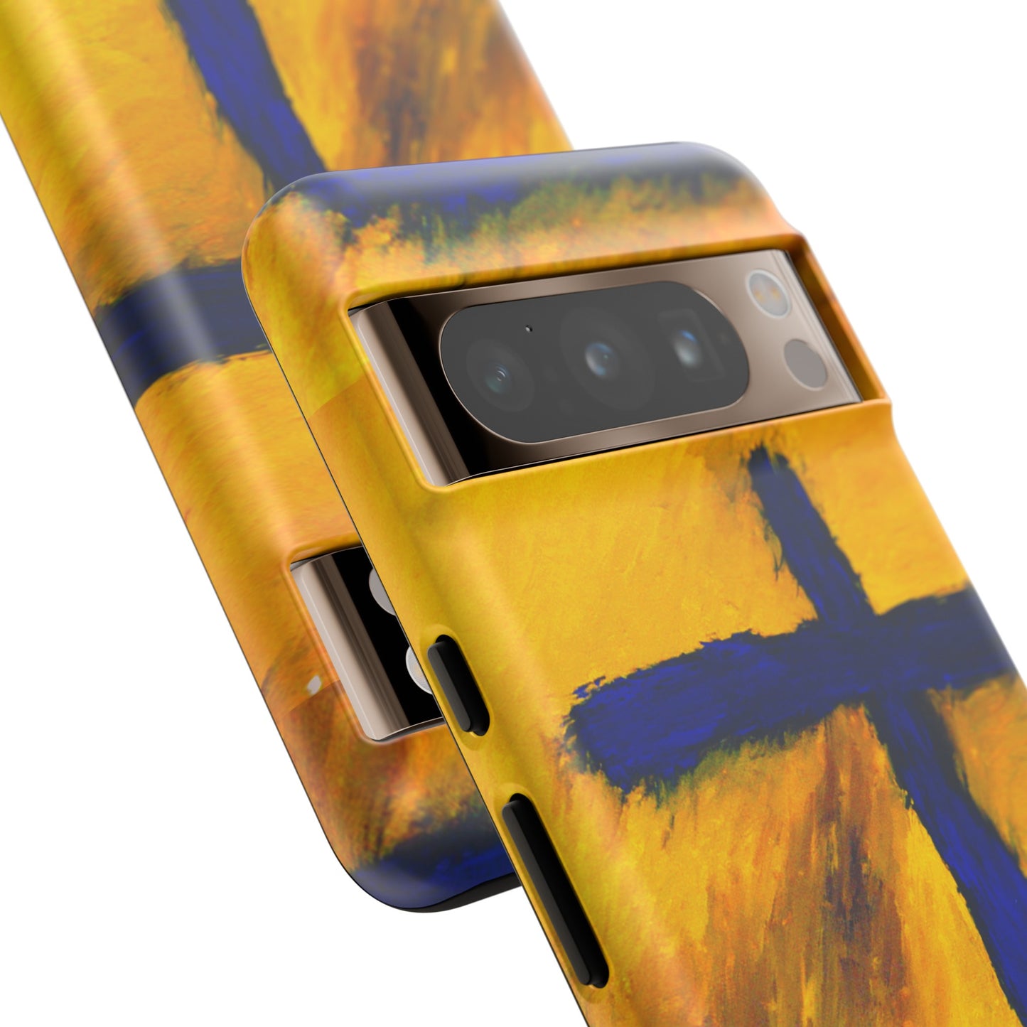 "Blue Falcon - Divine Cross Protective Phone Case"