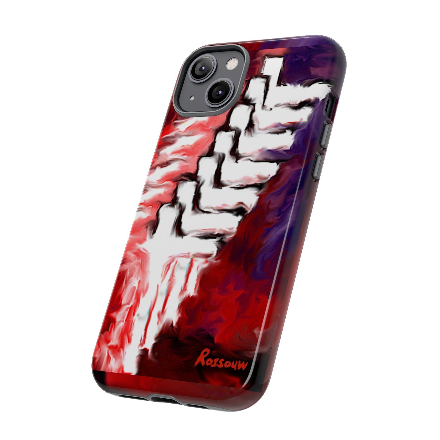 "Beyond The Shadows - Cross Phone Case With Dual Layer Protection"