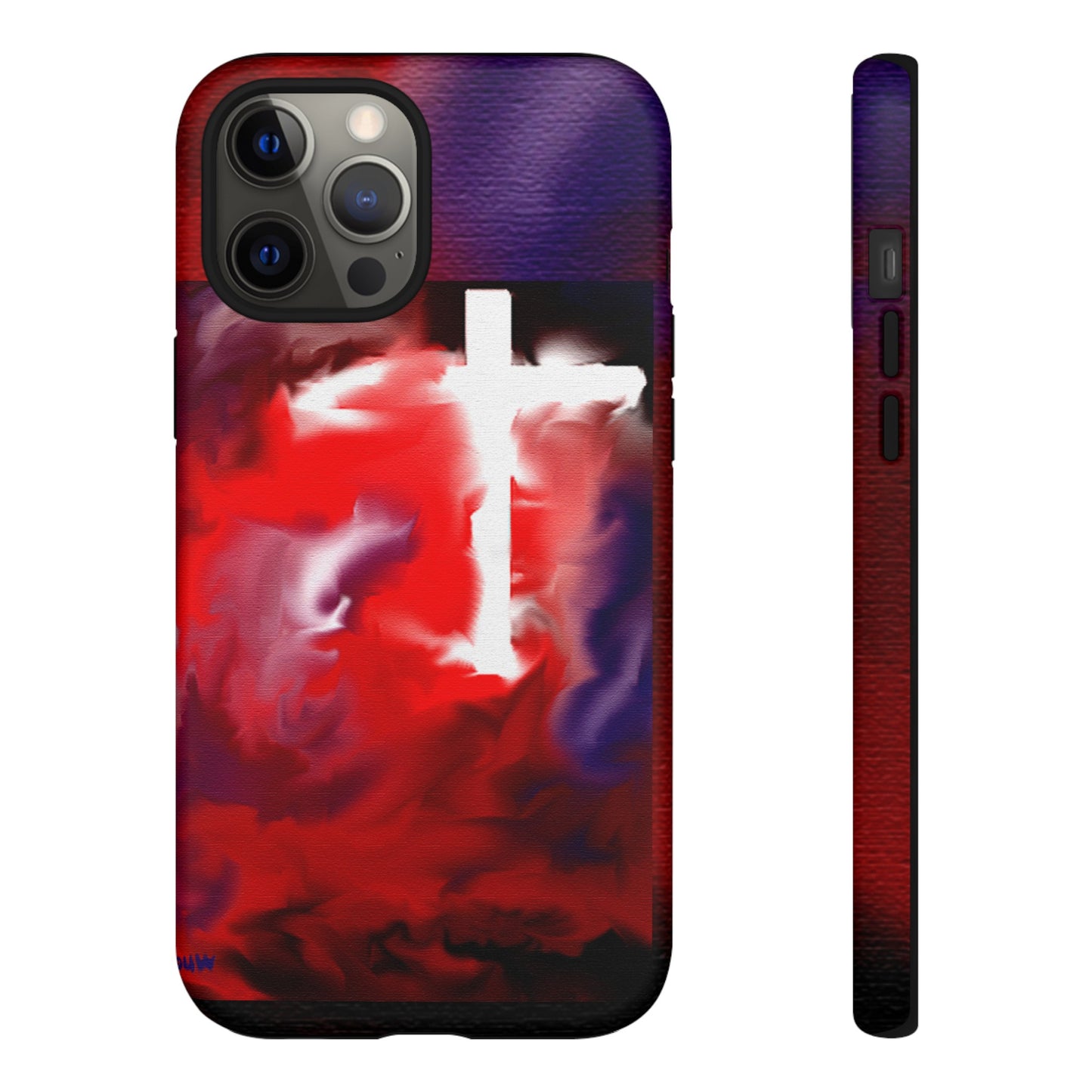 "Above The Light - Cross Art Protective Phone Case"