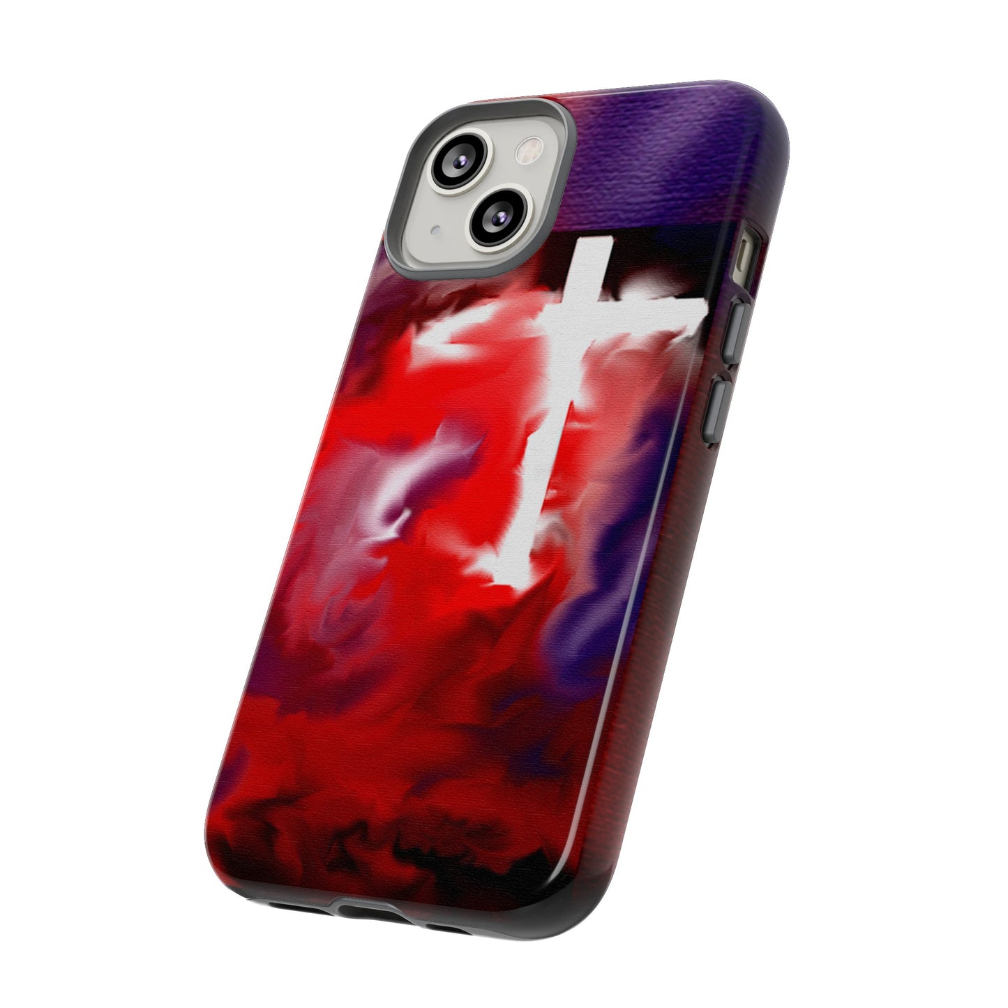 "Above The Light - Cross Art Protective Phone Case"