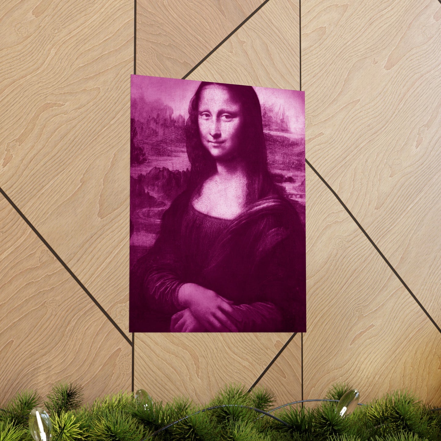 Reimagined Mona Lisa: Premium Matte Vertical Poster on Museum-Grade Paper