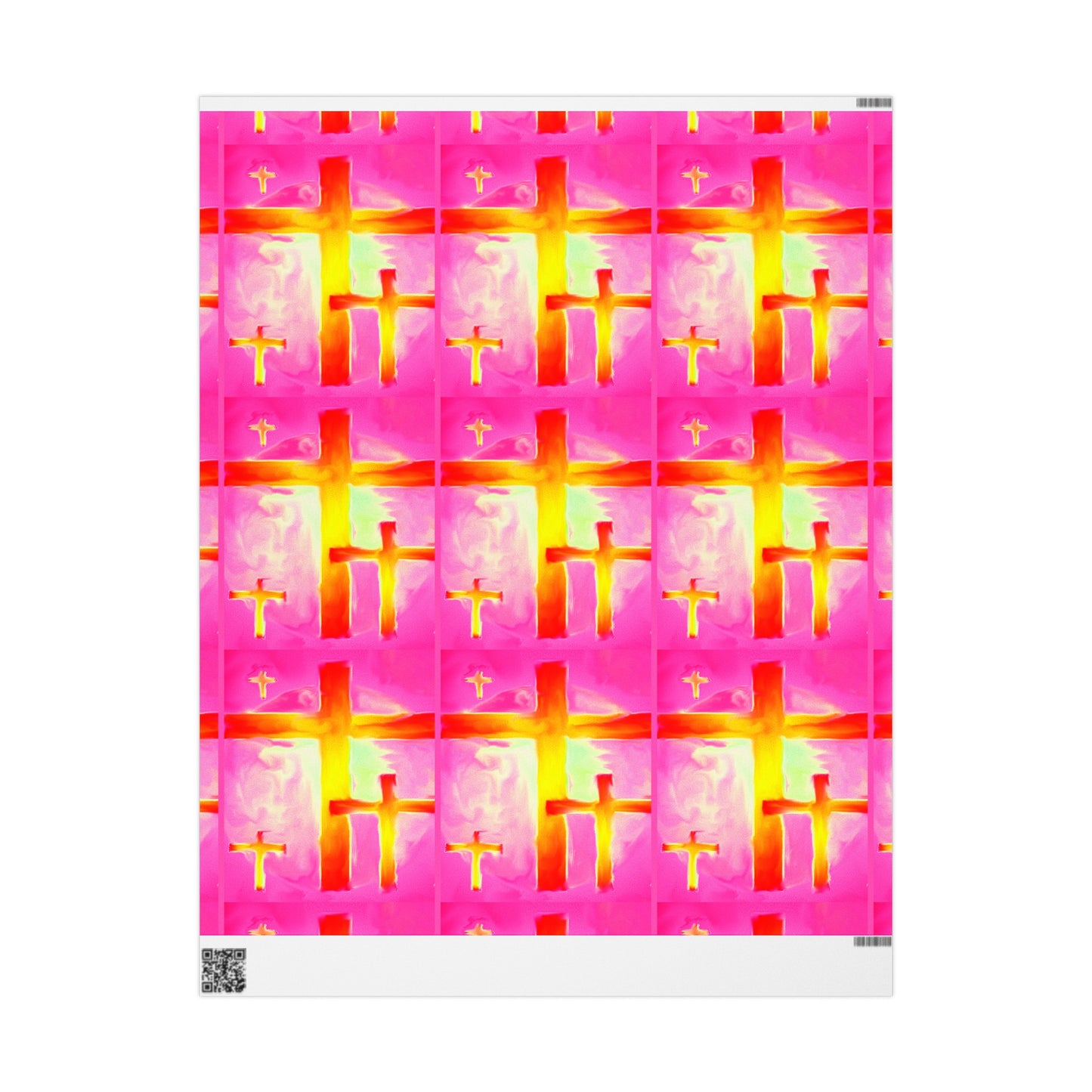 “Dream Visions (Pink) - Christmas Art Gifts - Wrapping Paper"