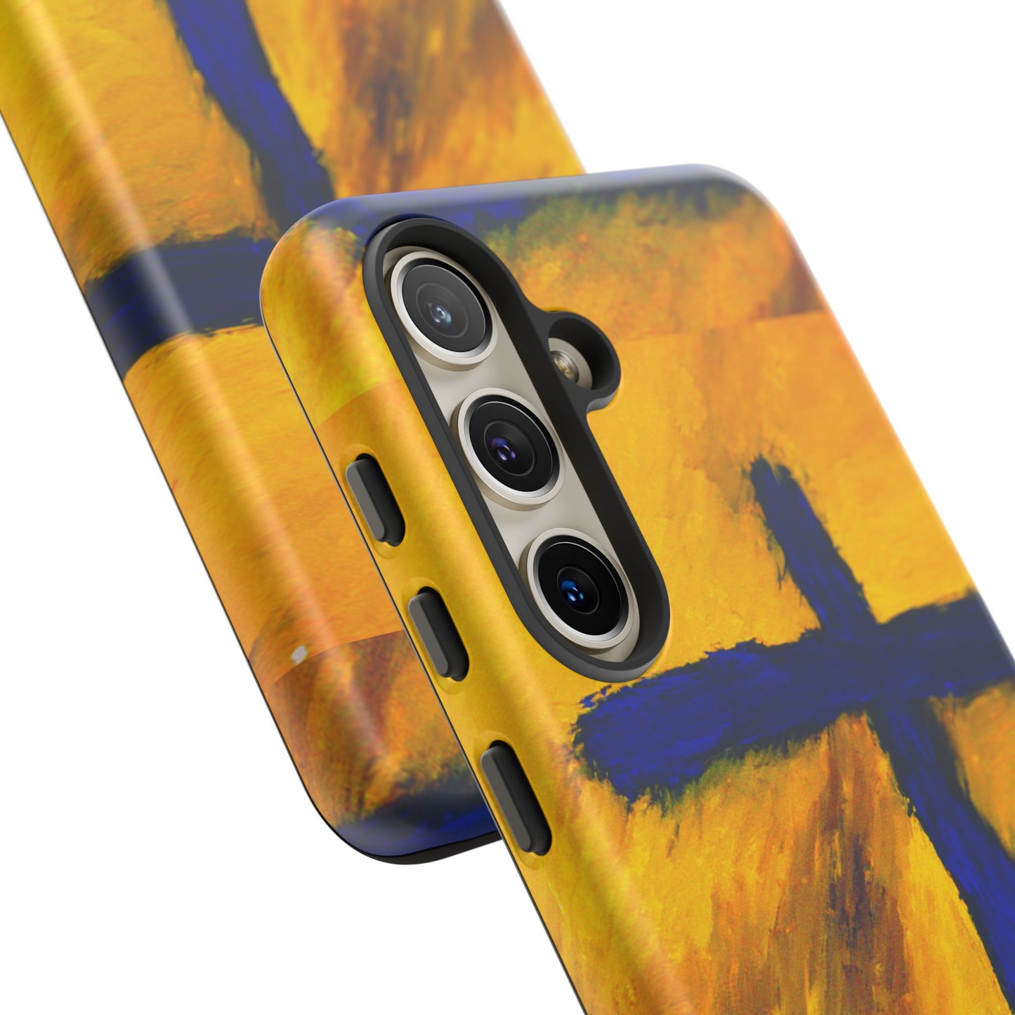 "Blue Falcon - Divine Cross Protective Phone Case"