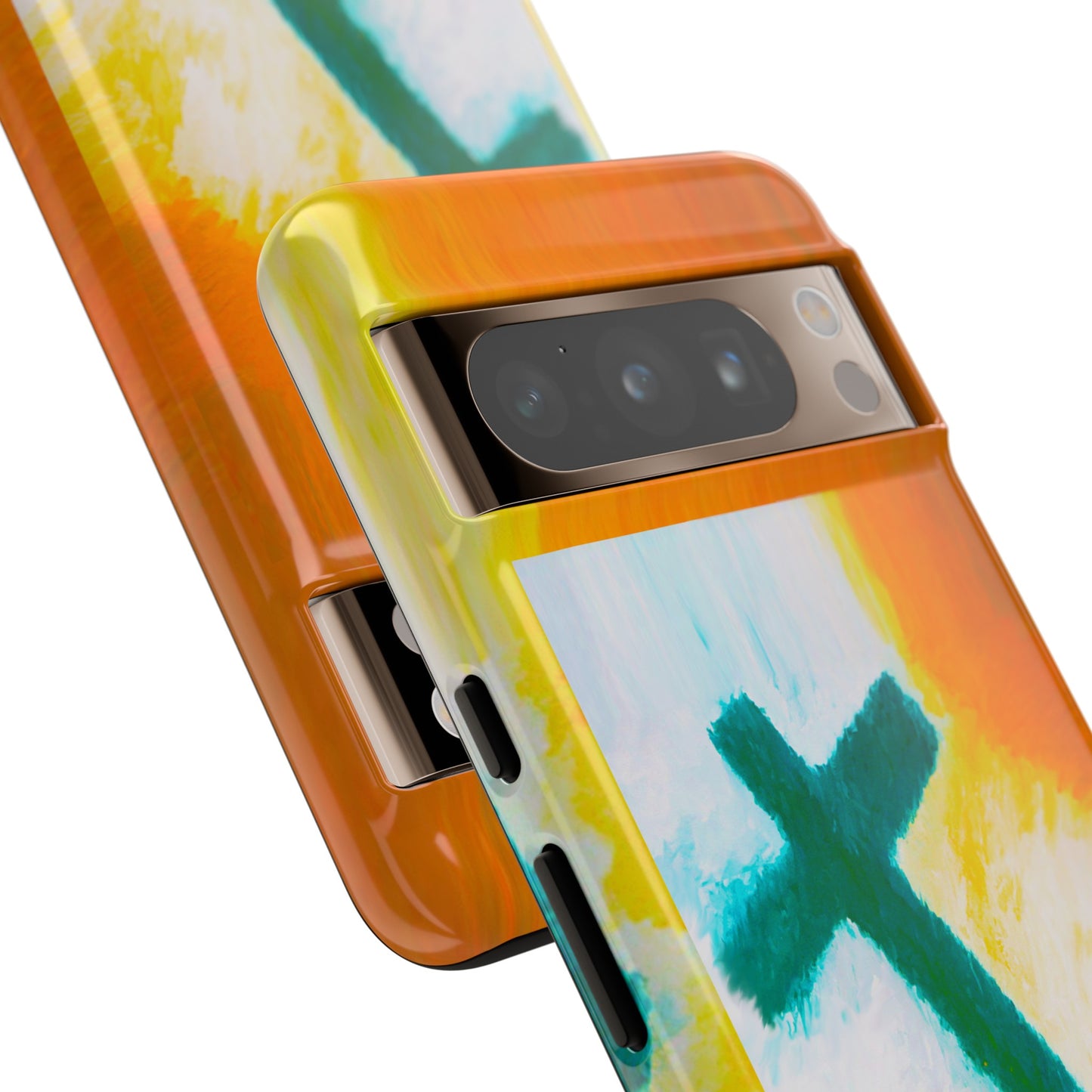 "Sunrise - Divine Cross Protective Phone Case"