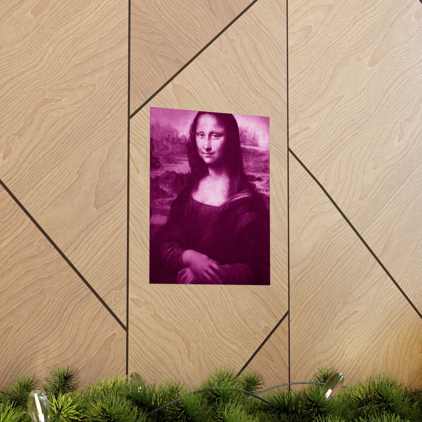 Reimagined Mona Lisa: Premium Matte Vertical Poster on Museum-Grade Paper